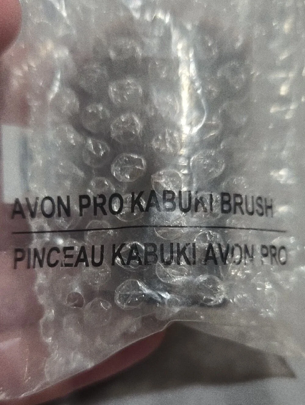 Avon Black Makeup Brush Set with Silver Ferrules